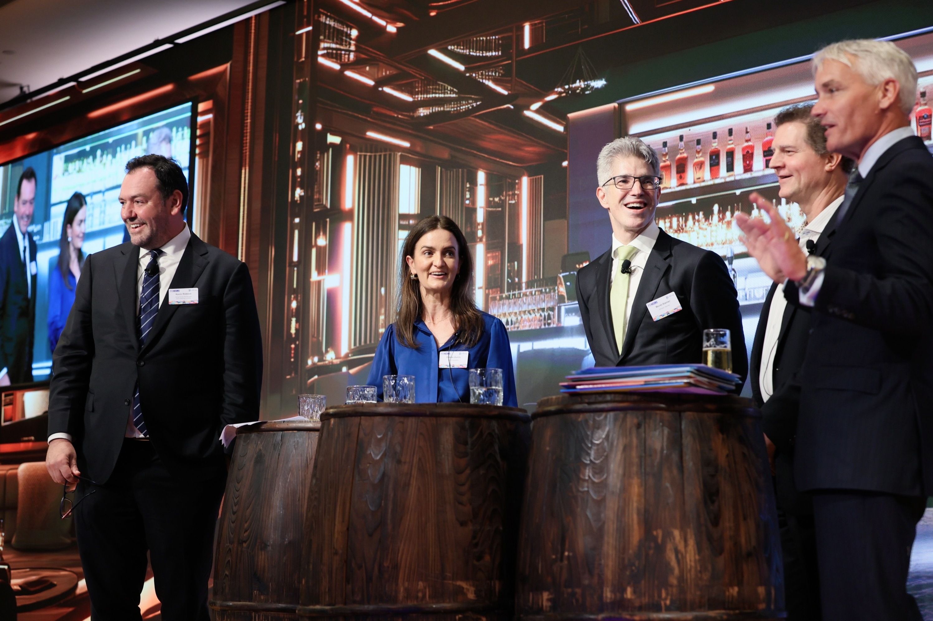 Bar format panel discussion concept